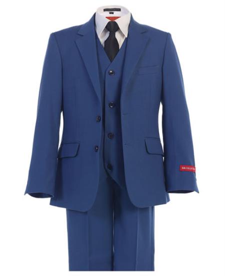 Childrens Sizes Tuxedo Dress Suits for Royal Blue Suit With Pant
