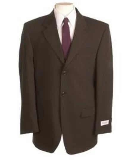 New Chocolate Dark Brown Single Breasted Discount Dress Available in 2 or Three ~ 3 Buttons Style Regular Classic Cut Cheap Priced Business ~ Wedding 2 piece Side Vented 2 Piece Cheap Business Suits Clearance Sale For Men For Men 1