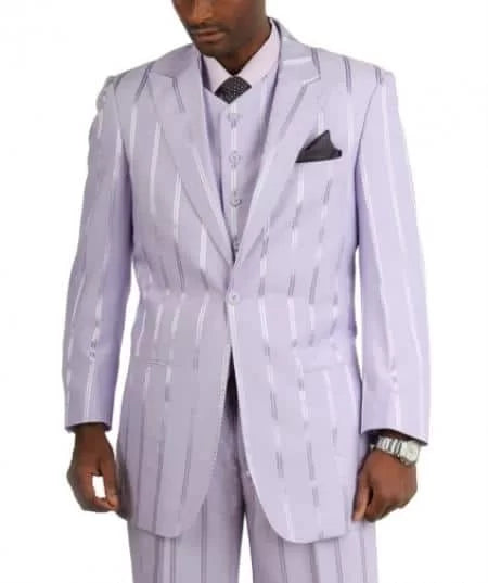 lavender suit