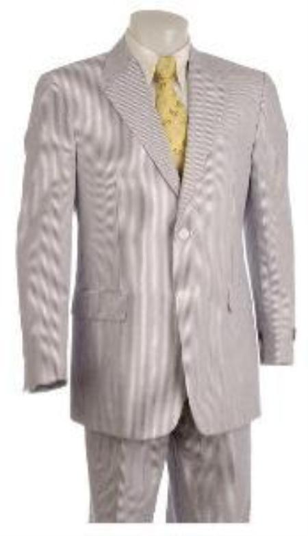 Two Button Gray Suit