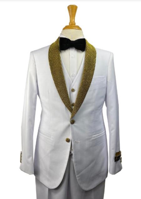 white gold tuxedo